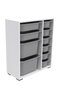 Hanah Home Zen 2D2K6U Blanco y Gris